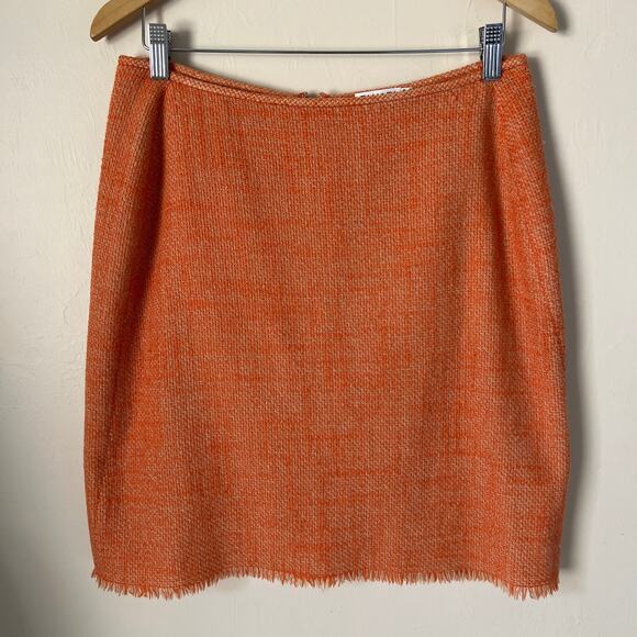 Tahari Dresses & Skirts - Tahari Orange Wool Blend Skirt Size 10